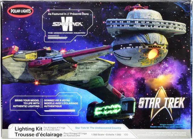 Main image of Skill 2 Model Kit Lighting Kit for Klingon Kronos One Spaceship "Star Trek VI" (1991) Movie 1/350 Scale Model by Polar Lights