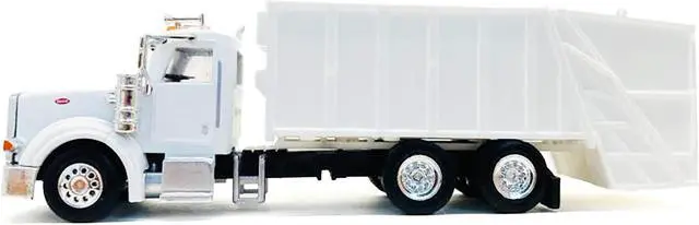 Alt view image 4 of 9 - Peterbilt 367 Garbage Truck White 1/87 (HO) Plastic Model Car by Promotex