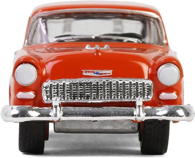 Alt view image 5 of 6 - 1955 Chevrolet Sedan Delivery Orange Red "Vintage Ad Cars" Series 11 1/64 Diecast Model Car by Greenlight