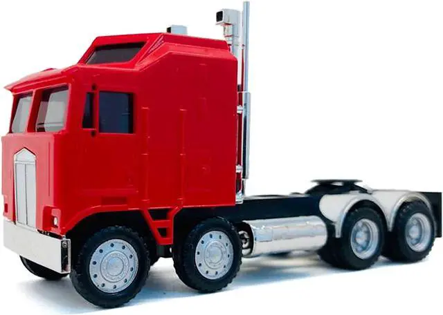 Alt view image 2 of 9 - K100 5 Bar Grill Twin Steer Truck Tractor Red 1/87 (HO) Plastic Model Car by Promotex