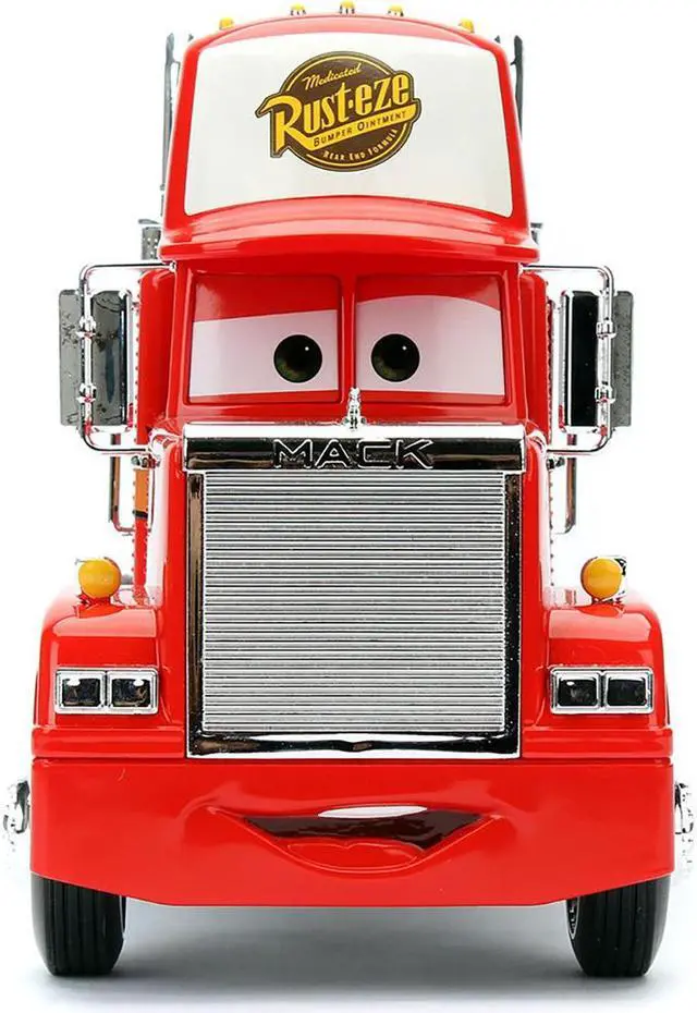 Alt view image 3 of 6 - Mack Truck #95 Red "Cars" (2006) Movie "Hollywood Rides" Series Diecast Model Car by Jada