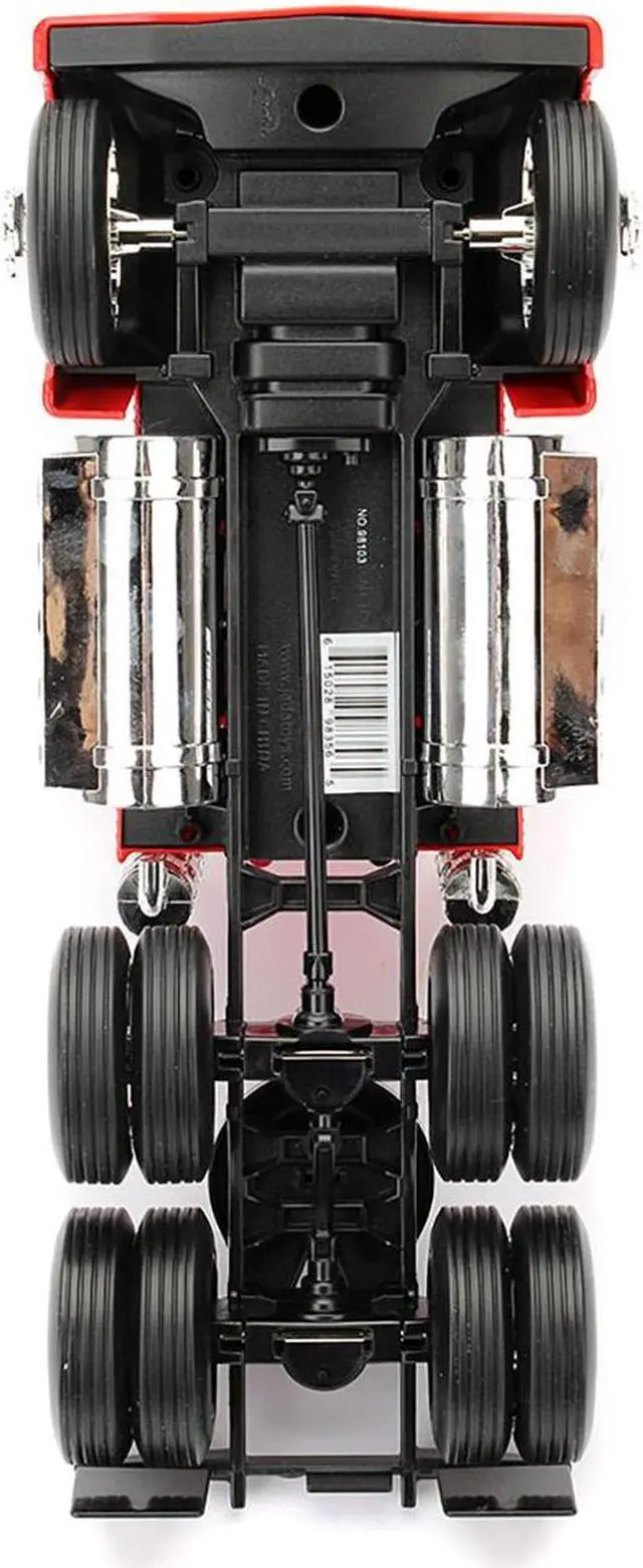 Alt view image 6 of 6 - Mack Truck #95 Red "Cars" (2006) Movie "Hollywood Rides" Series Diecast Model Car by Jada