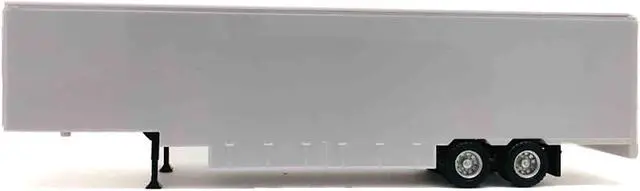 Alt view image 4 of 9 - 48ft Moving Van Trailer Light Gray 1/87 (HO) Plastic Model by Promotex