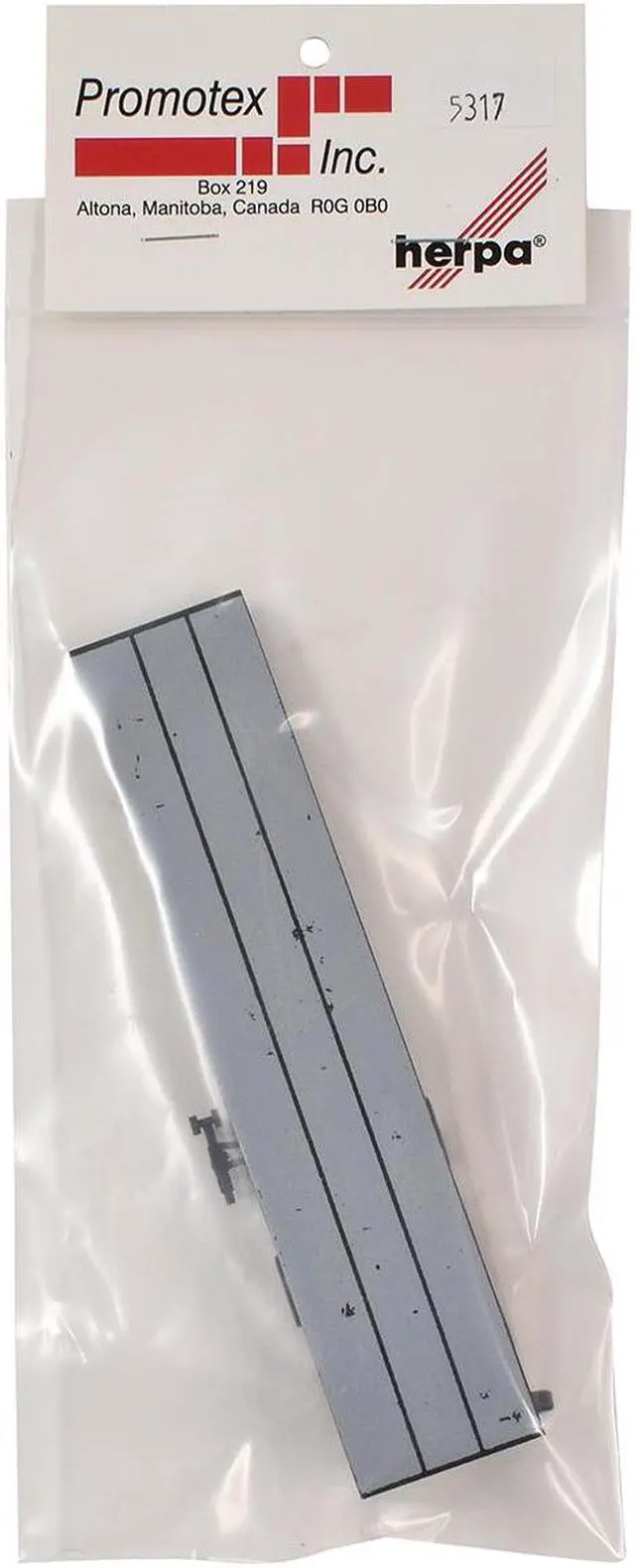 Alt view image 3 of 9 - 40ft 3-Axle Flatbed Trailer Gray Top 1/87 (HO) Plastic Model by Promotex