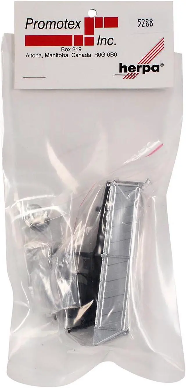 Alt view image 5 of 9 - 26ft Gravel Trailer Silver 1/87 (HO) Plastic Model by Promotex