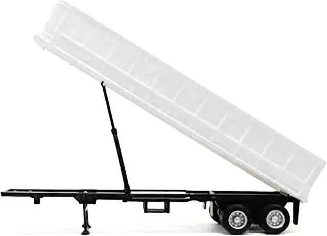 Alt view image 4 of 9 - 36ft Gravel Trailer White 1/87 (HO) Plastic Model by Promotex