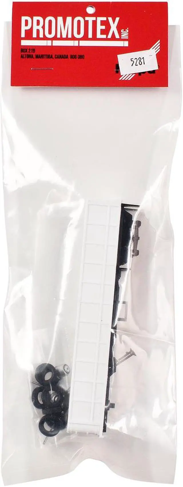 Alt view image 5 of 9 - 36ft Gravel Trailer White 1/87 (HO) Plastic Model by Promotex