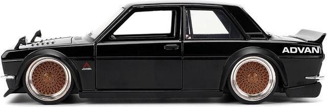 1973 Datsun 510 Black with Gold Wheels 