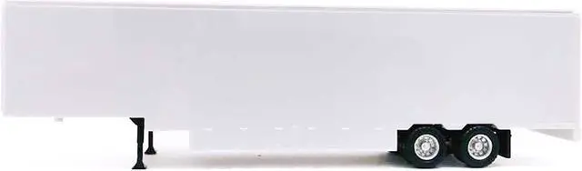 Alt view image 2 of 9 - 48ft Moving Van Trailer Light Gray 1/87 (HO) Plastic Model by Promotex