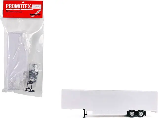 Main image of 48ft Moving Van Trailer Light Gray 1/87 (HO) Plastic Model by Promotex