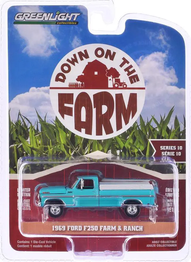 Alt view image 5 of 6 - "Down on the Farm" Series 10 Set of 6 pieces 1/64 Die Cast Models by Greenlight
