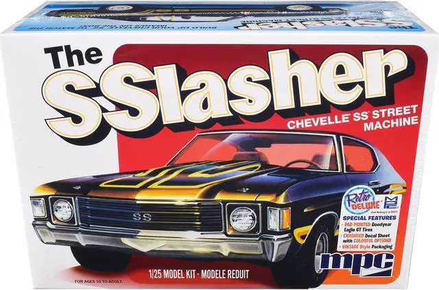 Main image of Skill 2 Model Kit Chevrolet Chevelle SS Street Machine "The SSlasher" 1/25 Scale Model by MPC