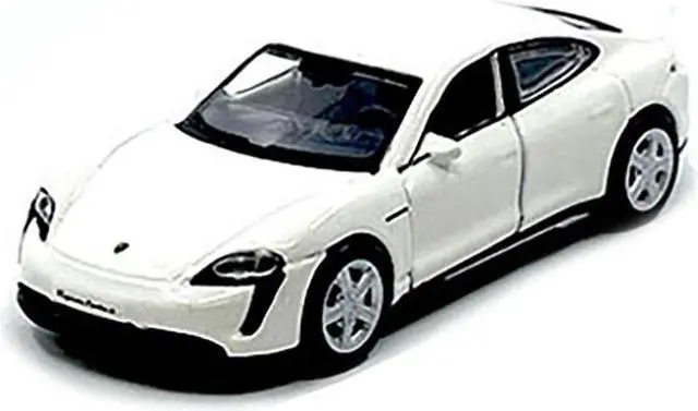 Alt view image 2 of 6 - Porsche Taycan Turbo S White "Speed Icons" Series 1/64 Diecast Model Car by Maisto
