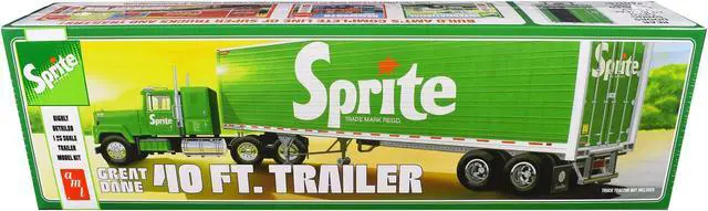 Alt view image 5 of 6 - Skill 3 Model Kit Great Dane 40' Dry Goods Trailer "Sprite" 1/25 Scale Model by AMT