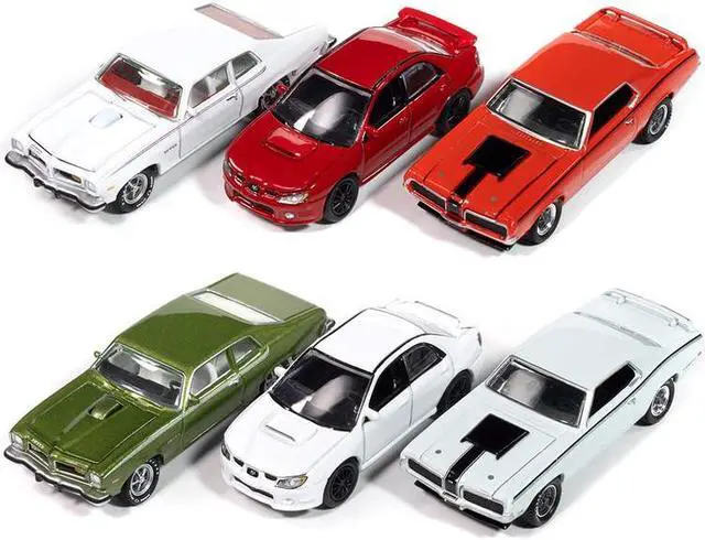 Alt view image 2 of 6 - Johnny Lightning Collector's Tin 2024 Set of 6 Cars Release 2 Limited Edition 1/64 Diecast Model Cars by Johnny Lightning