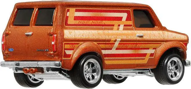 Alt view image 4 of 6 - Ford Transit Supervan Copper Metallic with Graphics "Boulevard" Series Diecast Model Car by Hot Wheels