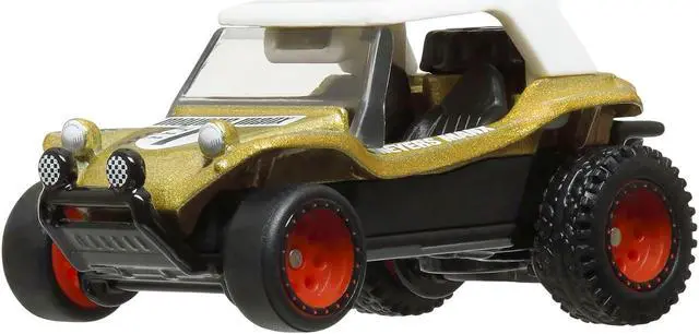 Alt view image 2 of 6 - Meyer Manx Dune Buggy #1 Gold Metallic with White Top "Boulevard" Series Diecast Model Car by Hot Wheels