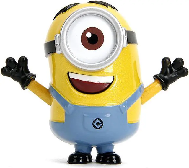 Alt view image 6 of 6 - Set of 4 Diecast Figures "Minions" (2015) Movie "Metalfigs" Series Diecast Models by Jada