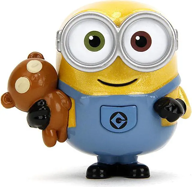 Alt view image 5 of 6 - Set of 4 Diecast Figures "Minions" (2015) Movie "Metalfigs" Series Diecast Models by Jada