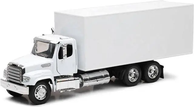 Alt view image 2 of 6 - Freightliner 114SD Box Truck White "Long Haul Trucker" Series 1/32 Diecast Model by New Ray