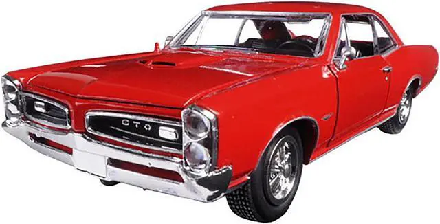 Alt view image 2 of 6 - 1966 Pontiac GTO Red "Muscle Car Collection" 1/25 Diecast Model Car by New Ray