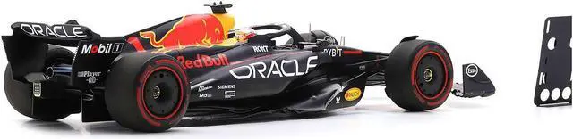 Alt view image 4 of 6 - Red Bull Racing RB19 #1 "Oracle" Winner F1 "British GP" (2023) with Pit Board and Display Case 1/18 Model Car by Spark