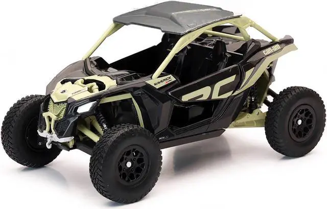 Alt view image 2 of 6 - Can-Am Maverick X3 XRC Turbo ATV Tan and Black with Silver Top 1/18 Diecast Model by New Ray