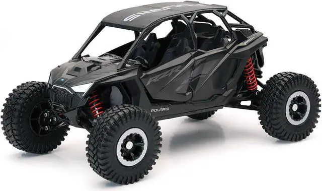 Alt view image 4 of 6 - Polaris RZR Pro R UTV Stealth Black "Xtreme Off-Road" Series 1/18 Diecast Model by New Ray