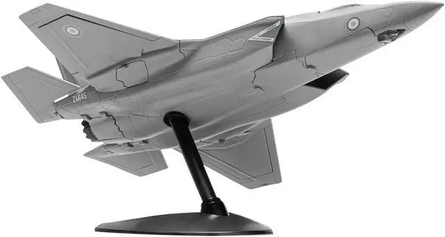 Alt view image 4 of 6 - Skill 1 Model Kit F-35 Lightning II Snap Together Painted Plastic Model Airplane Kit by Airfix Quickbuild