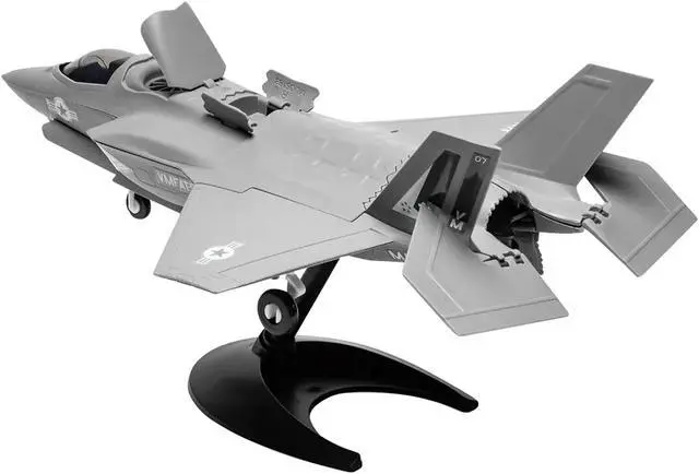 Alt view image 5 of 6 - Skill 1 Model Kit F-35 Lightning II Snap Together Painted Plastic Model Airplane Kit by Airfix Quickbuild