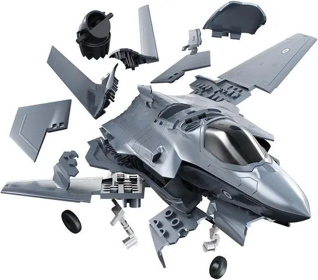 Alt view image 6 of 6 - Skill 1 Model Kit F-35 Lightning II Snap Together Painted Plastic Model Airplane Kit by Airfix Quickbuild
