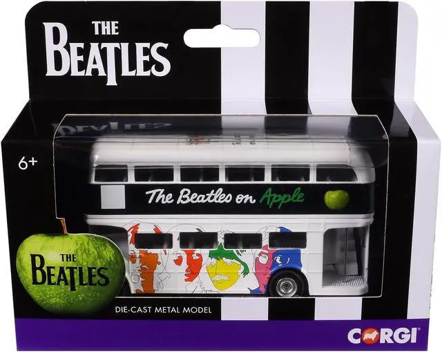 Alt view image 5 of 6 - The The Beatles London Double Decker Bus "The White Album" White Diecast Model car by Corgi