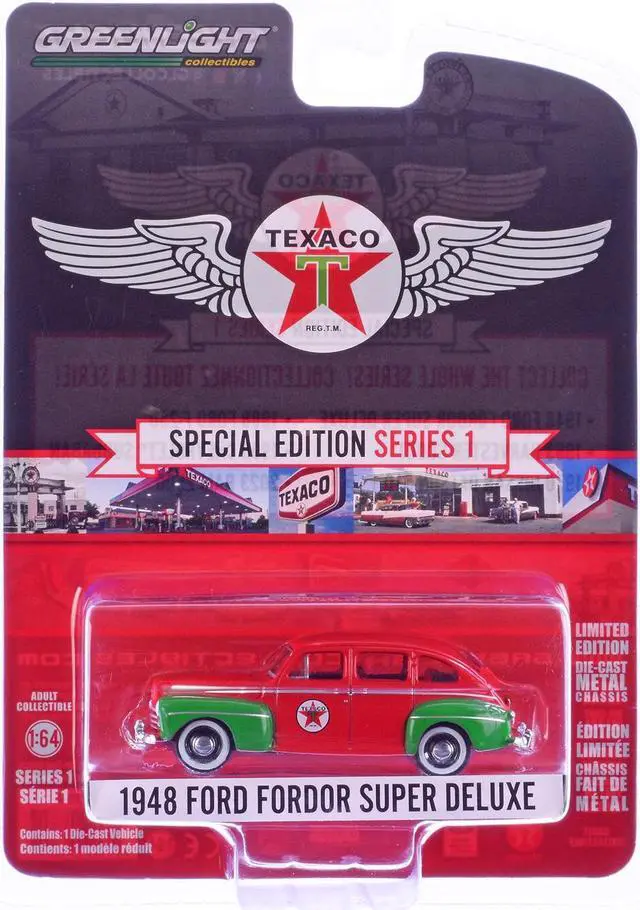 Alt view image 3 of 6 - "Texaco Special Edition" Series 1 Set of 6 pieces 1/64 Diecast Model Cars by Greenlight