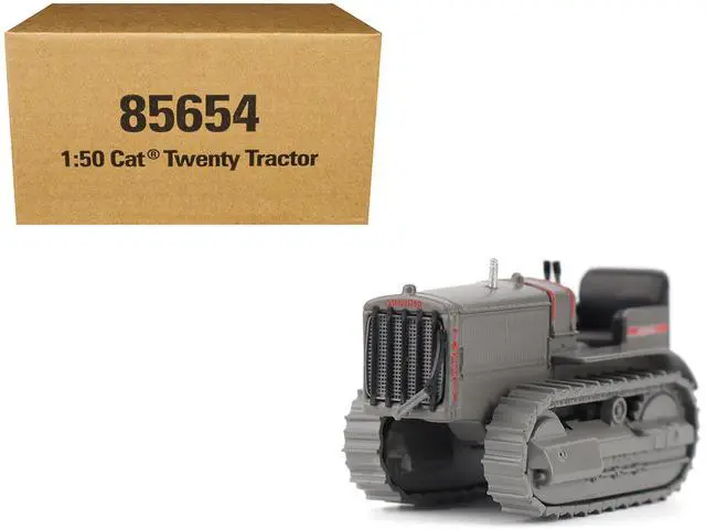 Alt view image 6 of 6 - CAT Caterpillar Twenty Tractor Gray "Centennial Series" 1/50 Diecast Model made by Diecast Masters