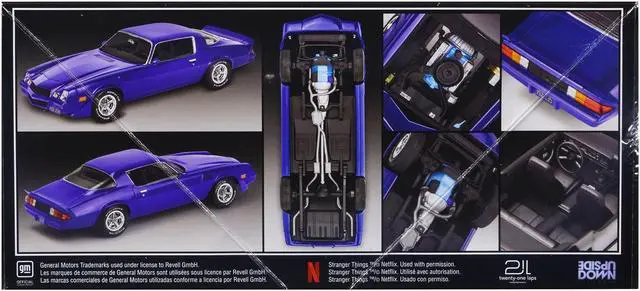 Alt view image 2 of 6 - Billy Hargroves 1979 Chevrolet Camaro Z/28 "Stranger Things" (2016-Current) TV (Level 4) 1/24 Plastic Model Kit by Revell