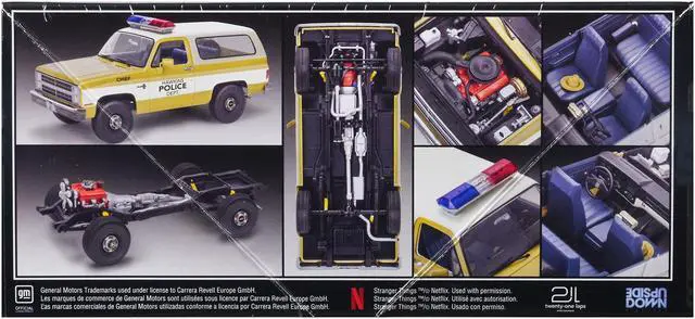 Alt view image 2 of 6 - Jim Hopper's 1985 Chevrolet K5 Blazer "Stranger Things" (2016-Current) TV Series (Level 4) 1/25 Plastic Model Kit by Revell