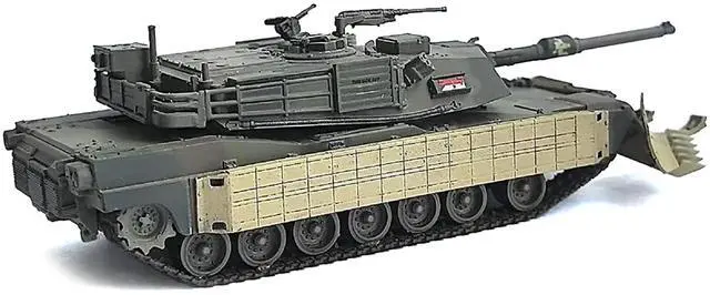 Alt view image 4 of 6 - United States M1A1 AIM Tank with Mine Plow #68 "US Army" Olive Drab "NEO Dragon Armor" 1/72 Plastic Model by Dragon Models