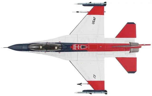 Alt view image 3 of 6 - General Dynamics X-62A VISTA Aircraft with Missiles "USAF" (2024) US Air Force "Air Power" 1/72 Diecast Model by Hobby Master