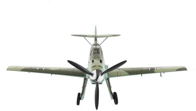 Alt view image 3 of 6 - Messerschmitt BF 109E-4 Fighter Aircraft "Franz von Werra" (1940) German Luftwaffe 1/48 Diecast Model by Hobby Master