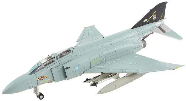 Alt view image 6 of 6 - McDonnell Douglas F-4J(UK) Phantom II Fighter-Bomber Aircraft "England" British Royal Air Force 1/72 Diecast Model Hobby Master