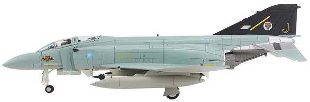 Alt view image 2 of 6 - McDonnell Douglas F-4J(UK) Phantom II Fighter-Bomber Aircraft "England" British Royal Air Force 1/72 Diecast Model Hobby Master