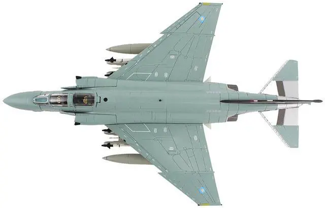 Alt view image 3 of 6 - McDonnell Douglas F-4J(UK) Phantom II Fighter-Bomber Aircraft "England" British Royal Air Force 1/72 Diecast Model Hobby Master