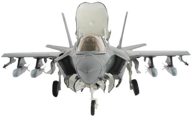Alt view image 3 of 6 - Lockheed Martin F-35B Lightning II Aircraft "Black Death" (2023) US Marine Corps "Air Power" 1/72 Diecast Model by Hobby Master