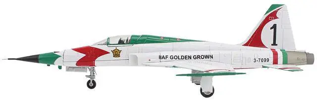 Alt view image 2 of 6 - Northrop F-5E Tiger II Aircraft "#1, 3-7099, IIAF Golden Crown" Imperial Iranian Air Force 1/72 Diecast Model by Hobby Master