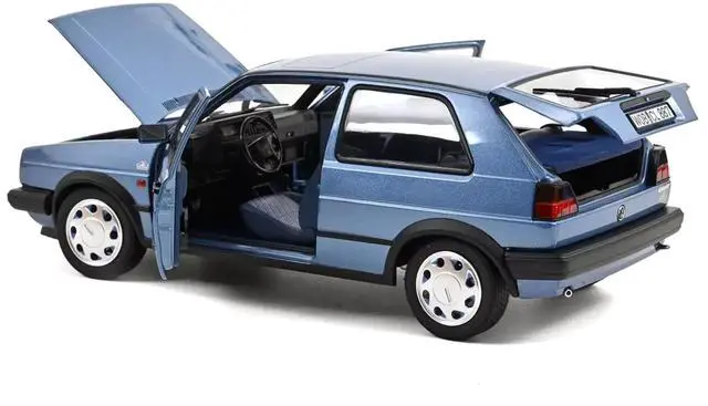 Alt view image 2 of 6 - 1988 Volkswagen Golf "10 Million" Star Blue Metallic 1/18 Diecast Model Car by Norev