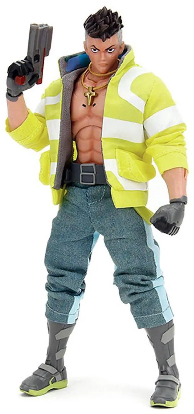 Alt view image 2 of 6 - David Martinez 6" Moveable Figure with Accessories and Alternate Head and Hands "Cyberpunk: Edgerunners" (2022) TV Model by Jada