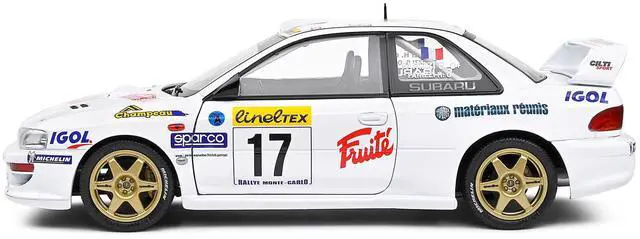 Alt view image 3 of 6 - Subaru Impreza S5 WRC99 22B #17 "Monte Carlo Rally" (1999) "Competition" Series 1/18 Diecast Model Car by Solido