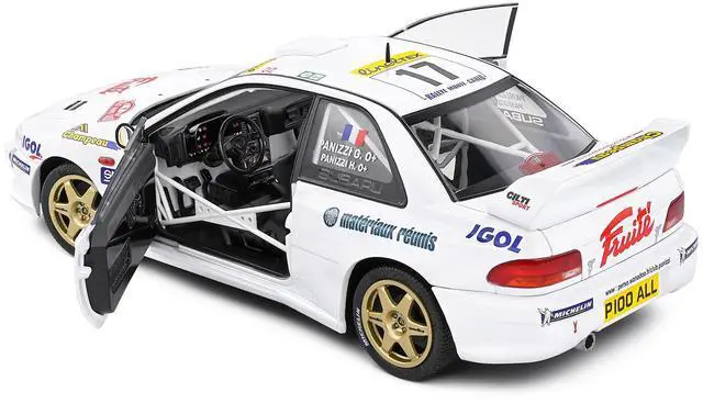 Alt view image 4 of 6 - Subaru Impreza S5 WRC99 22B #17 "Monte Carlo Rally" (1999) "Competition" Series 1/18 Diecast Model Car by Solido