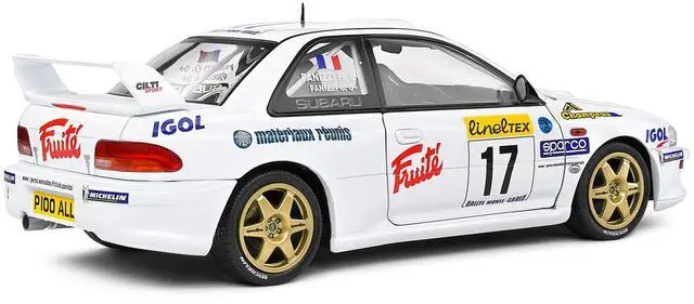 Alt view image 5 of 6 - Subaru Impreza S5 WRC99 22B #17 "Monte Carlo Rally" (1999) "Competition" Series 1/18 Diecast Model Car by Solido