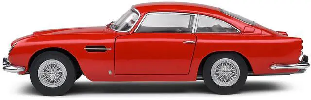 Alt view image 3 of 6 - 1964 Aston Martin DB5 RHD (Right Hand Drive) Red Metallic 1/18 Diecast Model Car by Solido